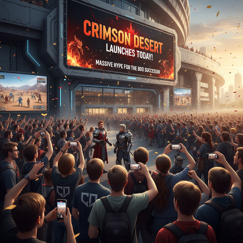 Crimson Desert Unleashes Epic Adventure Today!