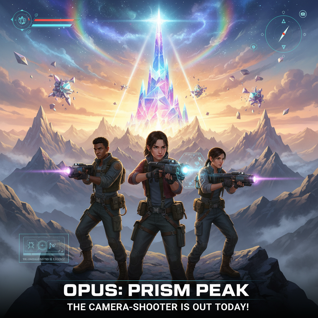 A Day of Gaming Giants: Opus: Prism Peak Launches Amidst a Wave of Major Titles
