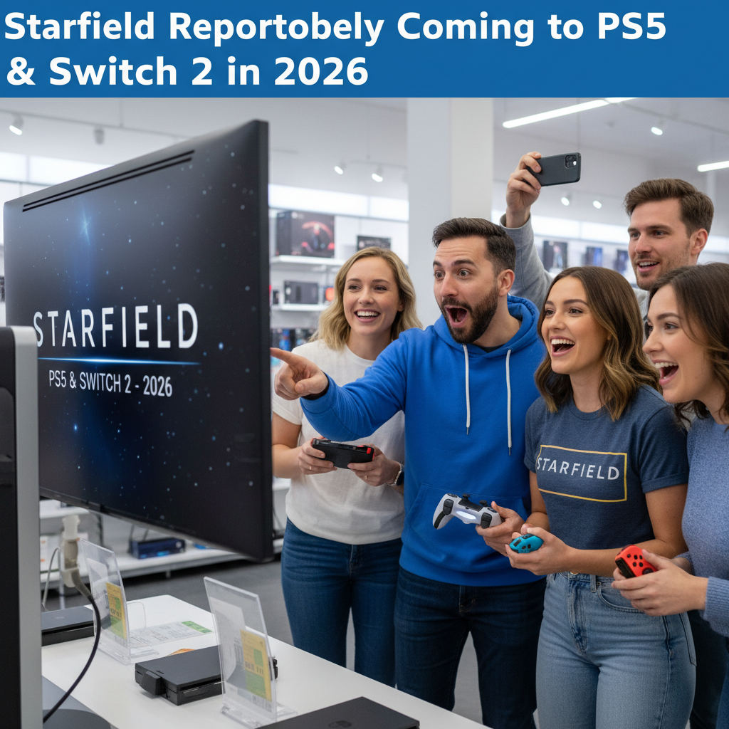 Starfield Reportedly Set for PlayStation 5 and Nintendo Switch 2 in 2026, Alongside Delayed Expansion