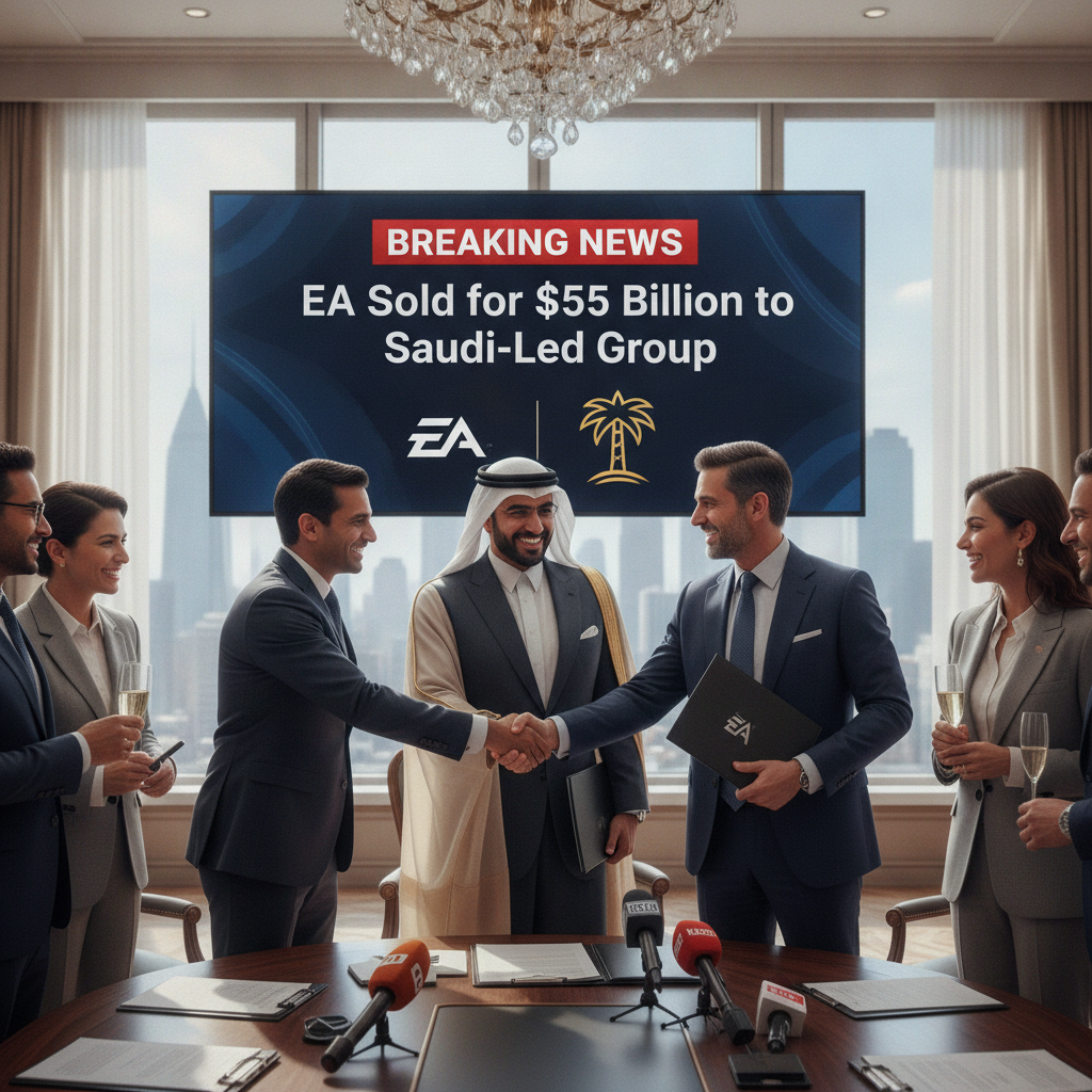 Gaming Giant Shakes Up: Electronic Arts Acquired by Saudi-led Group for $55 Billion