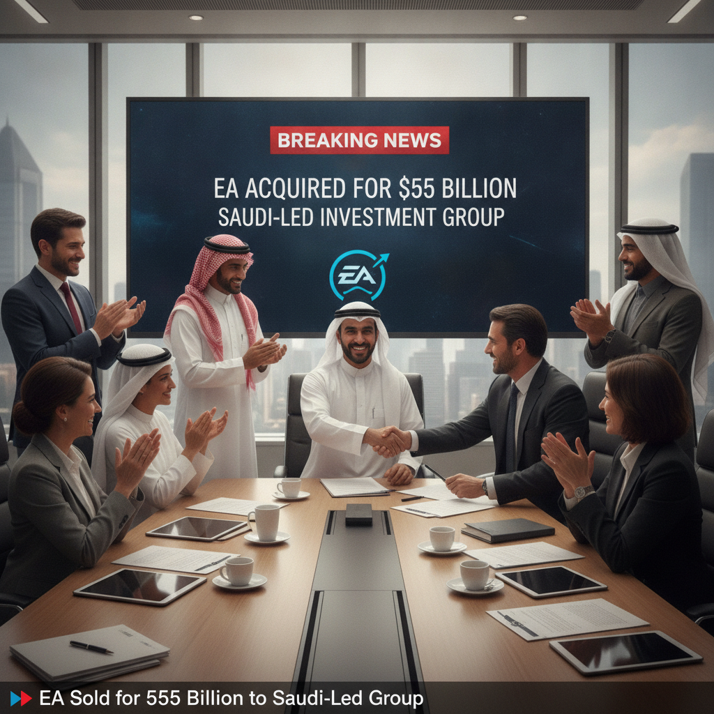 Gaming Colossus Electronic Arts Acquired by Saudi-Led Group in Staggering $55 Billion Deal