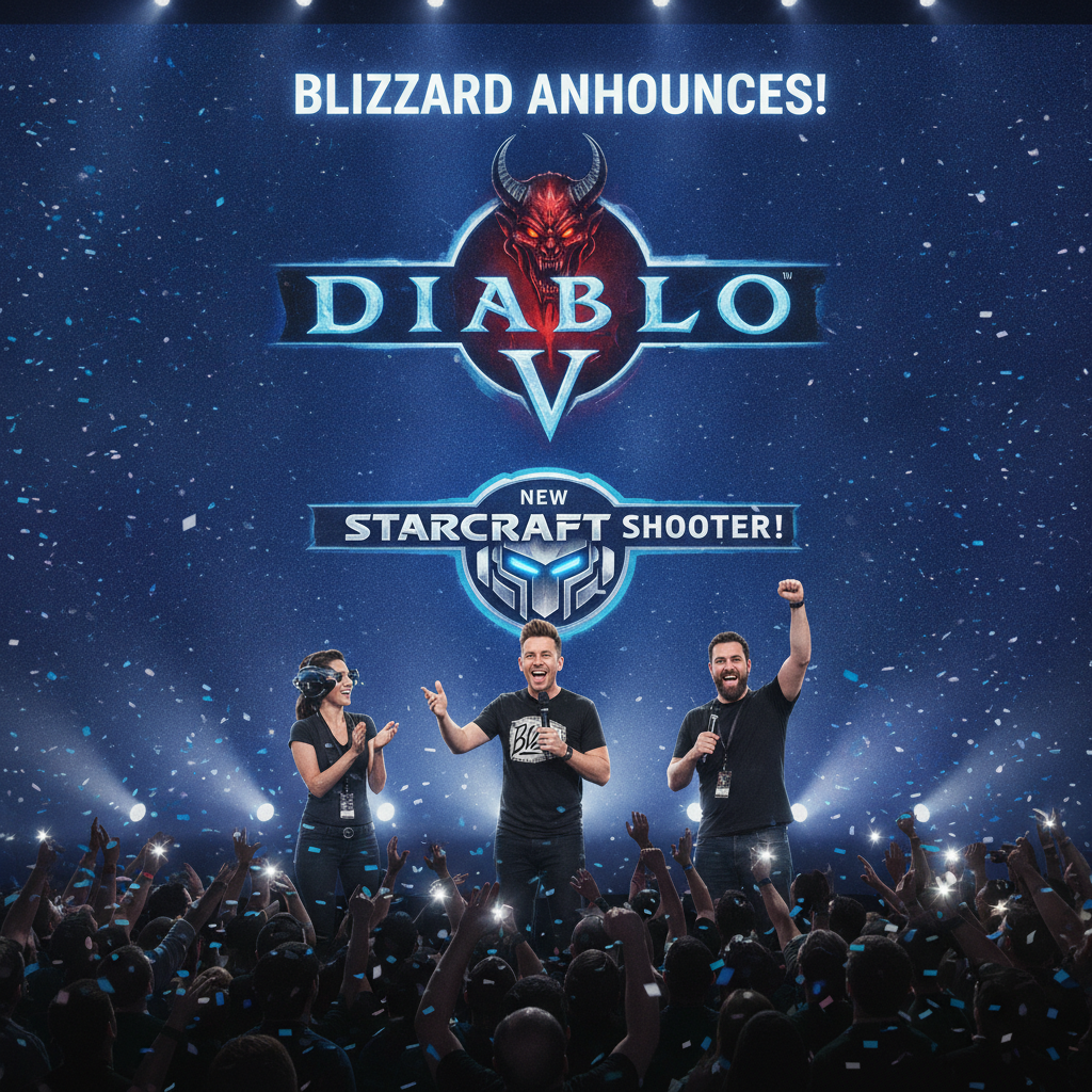 Blizzard Unleashes Diablo V and a New StarCraft Shooter