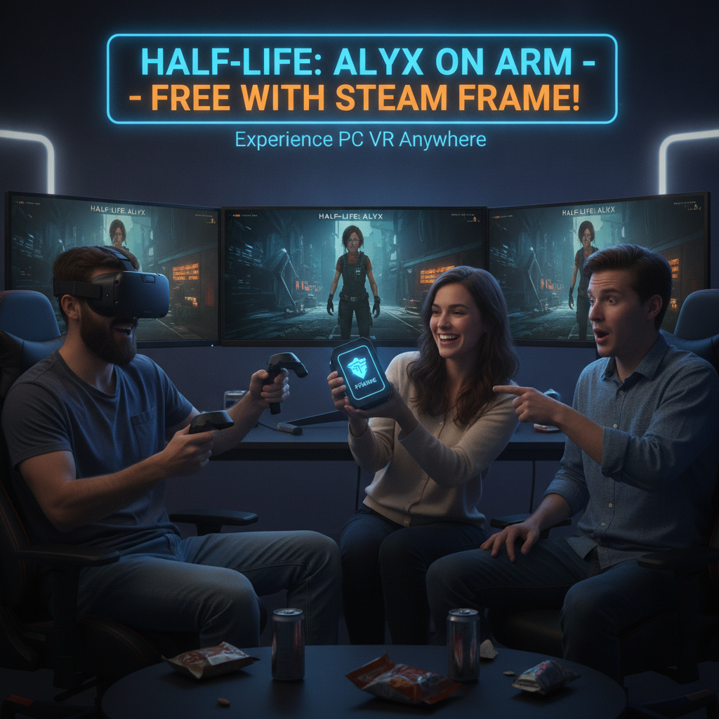 Valve's Game-Changer: Half-Life: Alyx Lands on ARM, Free with Steam Frame!