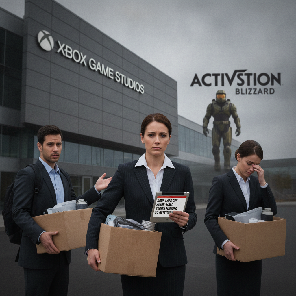 Xbox Lays Off 268 More People, Hands Halo Series to Activision